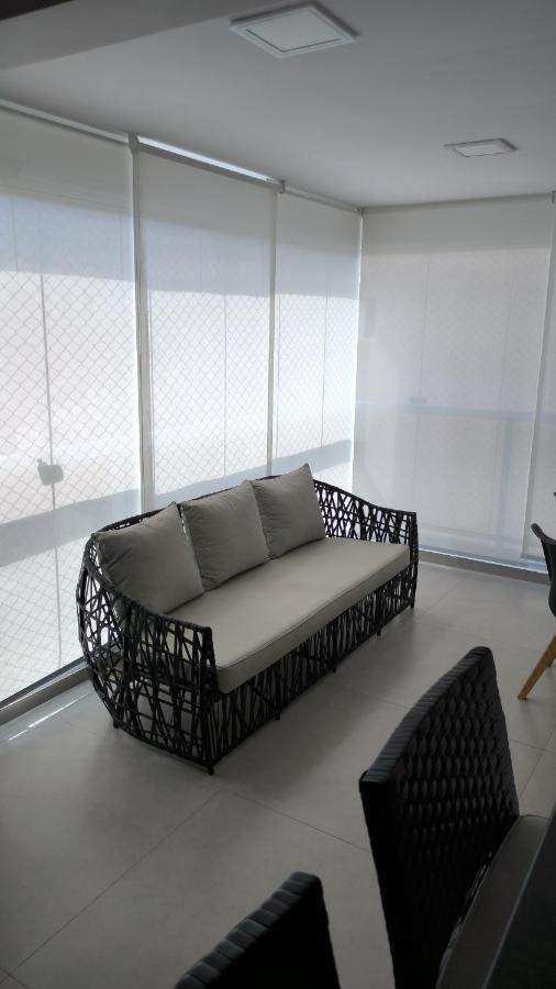 Vista Para Mar!!! Lazer Completo A Poucos Passos Da Praia 과루자 외부 사진