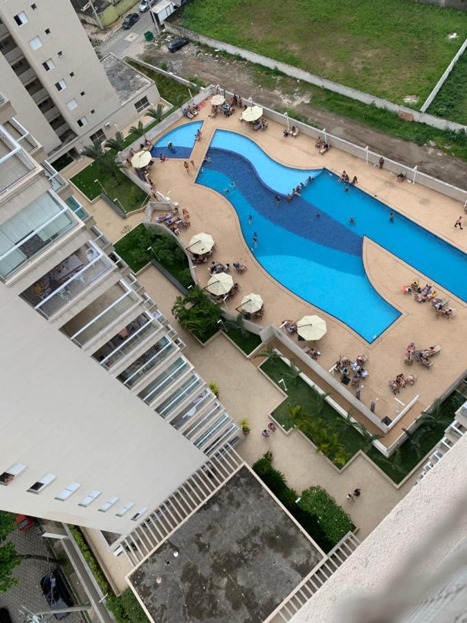 Vista Para Mar!!! Lazer Completo A Poucos Passos Da Praia 과루자 외부 사진