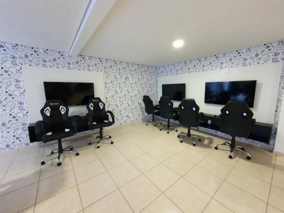 Vista Para Mar!!! Lazer Completo A Poucos Passos Da Praia 과루자 외부 사진