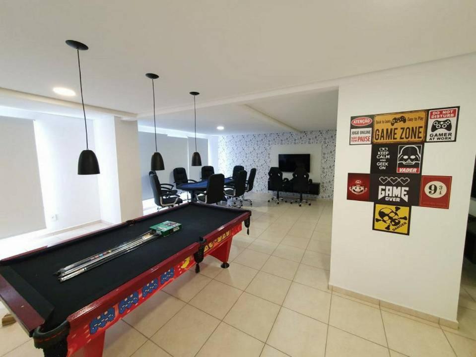 Vista Para Mar!!! Lazer Completo A Poucos Passos Da Praia 과루자 외부 사진